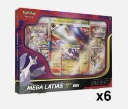 Pokemon TCG Mega Latias ex Box Sealed New - Sealed Case Lot of 6 Boxes - Image 2