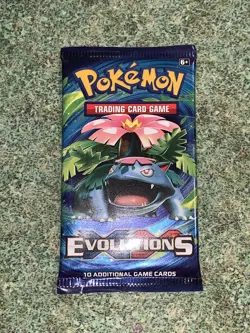 Pokemon XY Evolutions Booster Pack Trading Card Game (Venusaur Art Pack) Sealed - Image 1