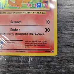 SEALED Pokemon Charmander Toys R Us Promo 9/108 XY Evolutions Cosmos Holo - NM/M - Image 5
