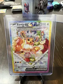 Eevee Ex SVP 174 Black Star Promo Prismatic Evolutions UPC Pokemon TCG - Image 1