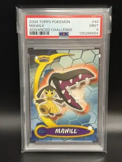 2004 MAWILE Pokemon Card #44 Topps Advanced Challenge PSA 9 Low POP - Image 1