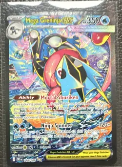 Mega Greninja EX 116/086 XY Full Art Holo Ultra Rare Pokemon TCG English - Image 1