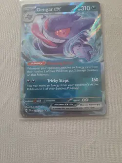 Pokemon TCG Gengar EX Temporal Forces Ultra Rare Card 104/162 - Image 4