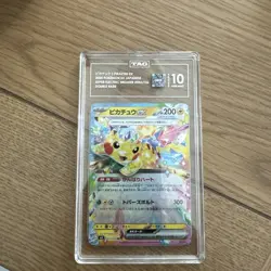Pokemon TCG PIKACHU EX 033 Super Electric Breaker TAG 10 GEM MINT - Image 1