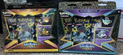Pokemon Shining Fates Promo Card Collection Boxes Set Dedenne & Polteageist NEW* - Image 1