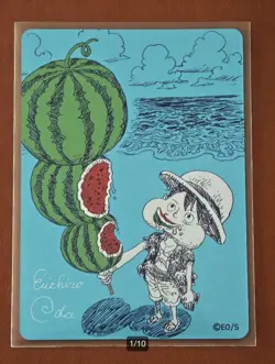 ONE PIECE Metal Card Luffy Signed Eiichiro Oda Comics Fair 2026 Metal Card Promo - Image 1