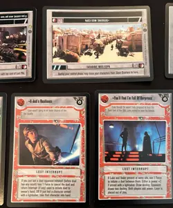 Star Wars CCG Decipher SWCCG 350+ Card Lot Tatooine Coruscant Mixed Collection - Image 3