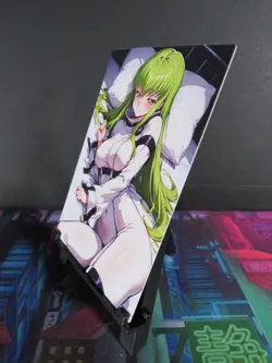 C.C. C2 Code Geass Custom Art Card NM Anime Waifu Collectible - Image 2