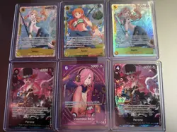 One Piece tcg Card Game 12 Cards Collection Mixed Lot w/ FREE GIFTS - Image 1