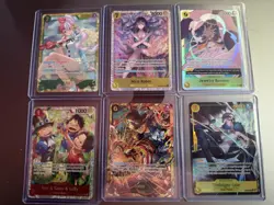 One Piece tcg Card Game 12 Cards Collection Mixed Lot w/ FREE GIFTS - Image 2