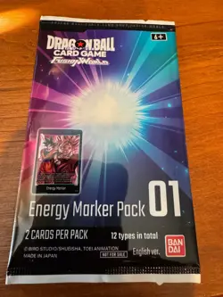 Dragon Ball Super Card Game Fusion World Energy Marker Pack 01 English Sealed - Image 1