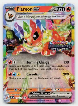 Flareon ex - (Prismatic Evolutions Stamp) 2026 Miscellaneous Cards & Products - Image 1