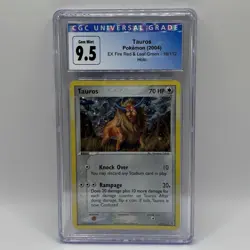 Pokemon Tauros Holo EX Fire Red & Leaf Green CGC 10 Gem Mint - Image 1