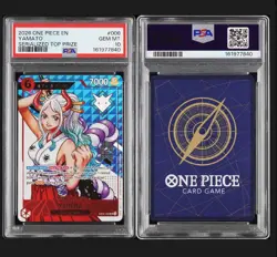 One Piece Card Game Yamato EB02-006 Serial Numbered Foil PSA 10 English - Image 2