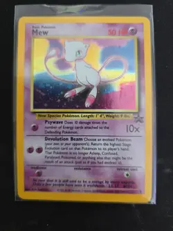 Pokemon Mew Black Star Promo #9 Holo Card - Image 1