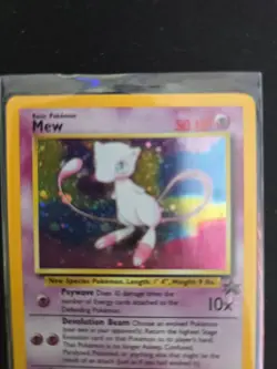 Pokemon Mew Black Star Promo #9 Holo Card - Image 5