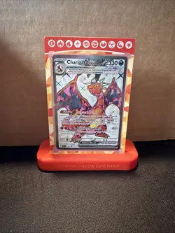 Pokemon Charizard ex Full Art Promo SVP Black Star 056 Holo 330HP English Card - Image 3