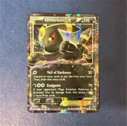 Pokemon Umbreon EX Ultra Rare Holo 55/124 Fates Collide 170 HP Card - Image 1