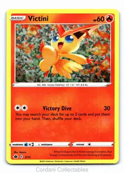 Victini 5/15 - McDonalds Promo - Pokemon Card - Near Mint - Image 1