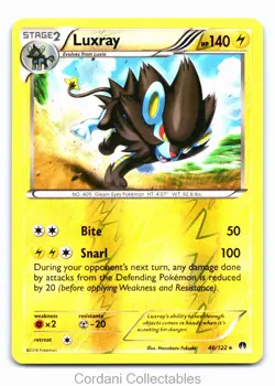 Luxray 46/122 - XY Breakpoint - Reverse Holo - Pokemon Card - Image 1