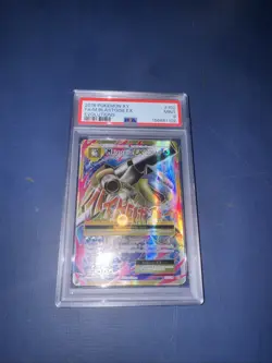 2016 Pokemon XY Evolutions M Blastoise EX FA #102 PSA 9 MINT - Image 1