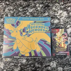 Pokemon Ascended Heroes ETB And Booster Bundle Package. Sealed - Image 1