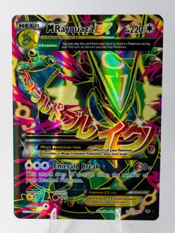 M RAYQUAZA EX - FULL ART / FA - 2015 105/108 POKEMON ROARING SKIES - Image 1