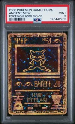 2000 Pokemon Game Movie Ancient Mew Pokemon 2000 Movie PSA 9 - Image 1