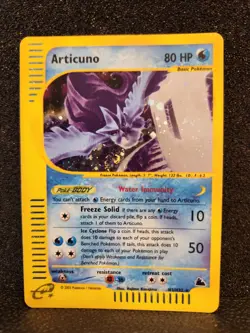 Pokemon TCG Articuno H3/H32 Skyridge Holo Rare E-Reader LP - Image 1