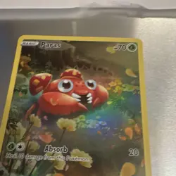 Pokemon TCG Paras GG32/GG70 Crown Zenith Galarian Gallery Ultra Rare Holo Eng - Image 3