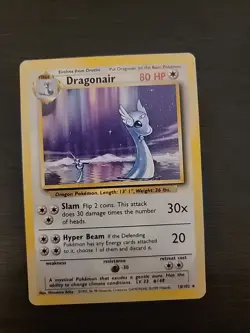 Dragonair 18/102 Base Set Non-Holo Rare Pokemon TCG - Image 1