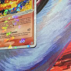 Pokemon TCG Moltres ex 115/112 (Cracked Ice) Holo Ultra Rare FireRed & LeafGreen - Image 3