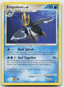 Pokemon TCG Empoleon Rare Majestic Dawn 17/100 LP - Image 1