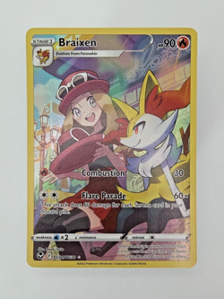 Pokemon Braixen TG01/TG30 - Silver Tempest - Trainer Gallery - NM - Image 1