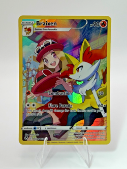 Pokemon Braixen TG01/TG30 - Silver Tempest - Trainer Gallery - NM - Image 3