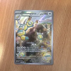 Pokemon TCG Dudunsparce 229/193 Illustration Rare – Paldea Evolved – Near Mint - Image 1