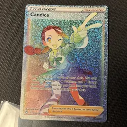 The Pokemon Company Candice 204/195 Silver Tempest EN Secret Rare Full Art Holo - Image 1