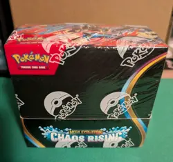 Pokemon Mega Evolution Chaos Rising Booster Box Factory Sealed 36 Packs - Image 1