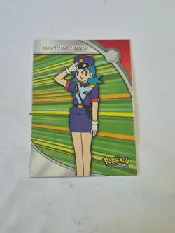 Officer Jenny #36 Topps Johto Animation Series 3 Blue Label Pokemon Near Mint - Image 1