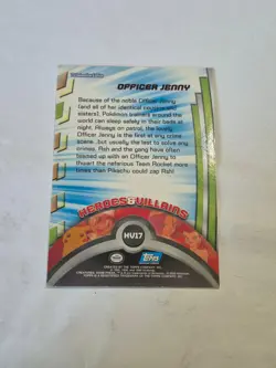 Officer Jenny #36 Topps Johto Animation Series 3 Blue Label Pokemon Near Mint - Image 2