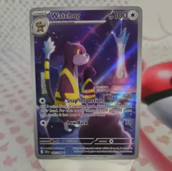 Pokemon TCG - Watchog 097/086 - Chaos Rising - Holo Illustration Rare Card - Image 1