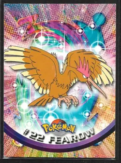 Fearow #22 Pokemon 1999 Topps TV Animation Edition Series 1 Blue Logo - Image 1