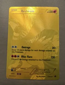 Pokemon TCG Reshiram 114/113 Legendary Treasures Secret Rare Full Art Holo 2013 - Image 2