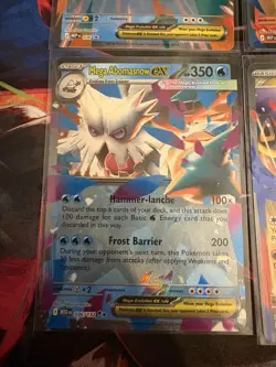 Pokemon Card Lot of 10 EX Cards Mega Feraligatr Dialga Meowth Etc. NM - Image 2