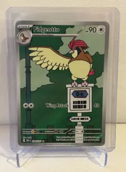Pidgeotto 208/197 Scarlet Violet: Obsidian Flames Pokemon Illustration Rare Holo - Image 1
