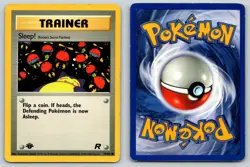 SLEEP! 79/82 C TEAM ROCKET POKEMON MP KIZUKI - Image 3