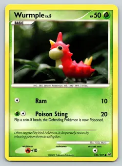 WURMPLE 103/127 C PLATINUM POKEMON LP MORII - Image 1