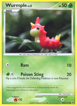 WURMPLE 103/127 C PLATINUM POKEMON LP MORII - Image 4