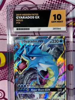 Pokemon TCG - Gyarados GX 16/68 - Hidden Fates - Graded - ACE 10 - Image 2