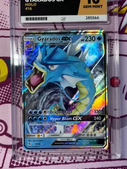 Pokemon TCG - Gyarados GX 16/68 - Hidden Fates - Graded - ACE 10 - Image 3